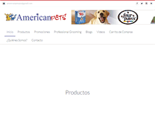 Tablet Screenshot of americanpetspanama.com
